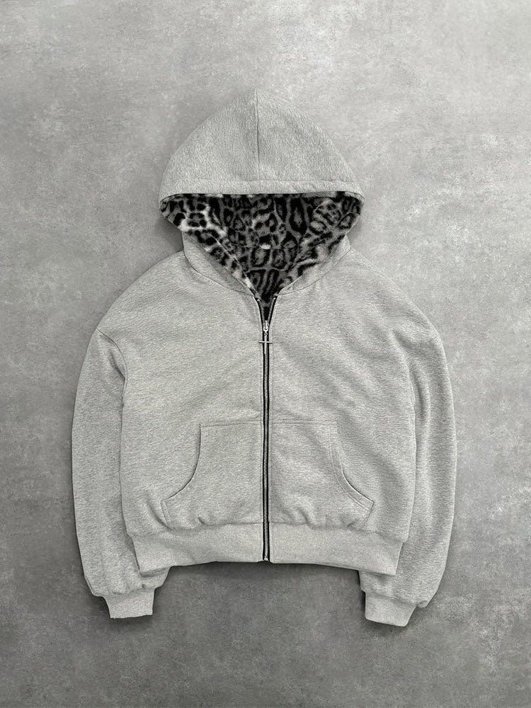 Trend Digital Zipper Sweatshirt
