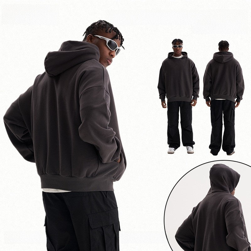 Trend Double Hat Pullover Wear
