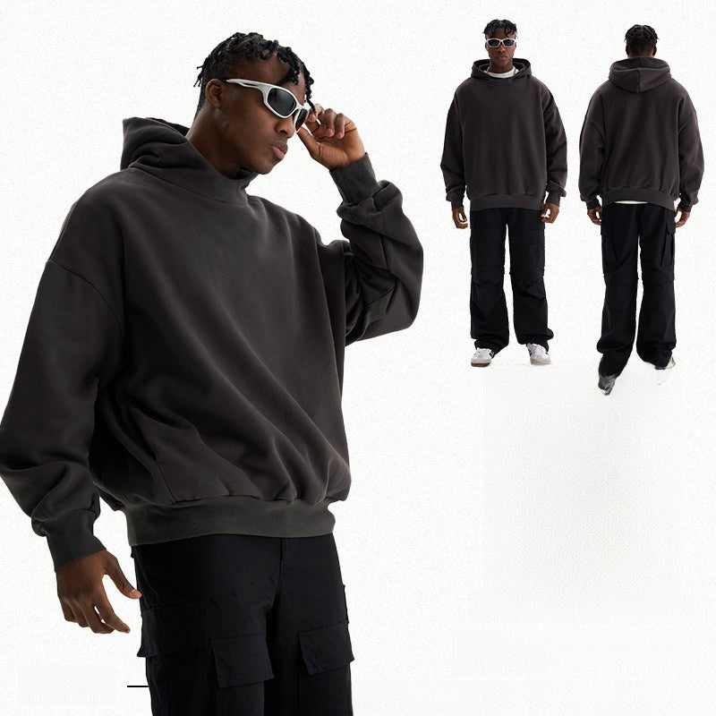 Trend Double Hat Pullover Wear