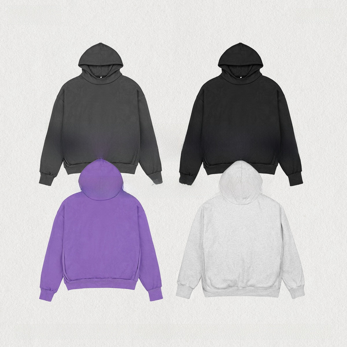 Trend Double Hat Pullover Wear