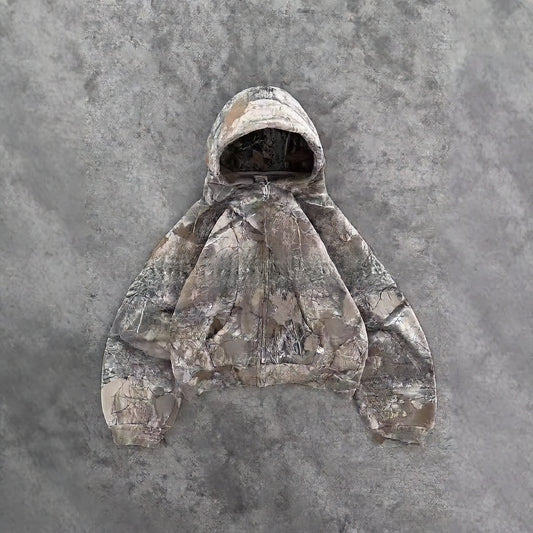 Trendy brand printed hooded sweatshirt