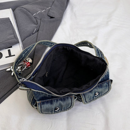Trendy Denim Shoulder Bag