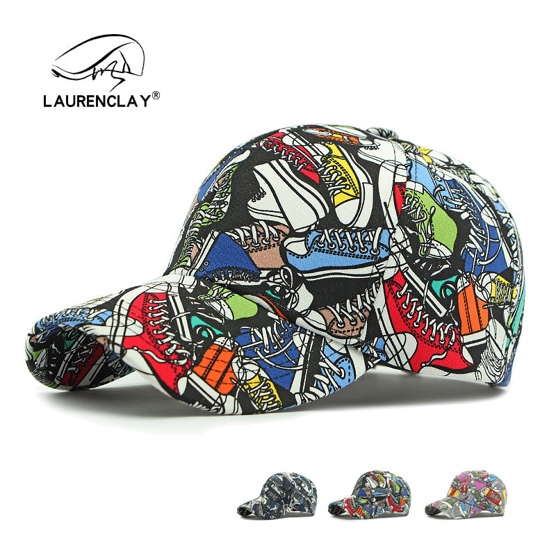 Trendy Graffiti Baseball Cap for Men and Women