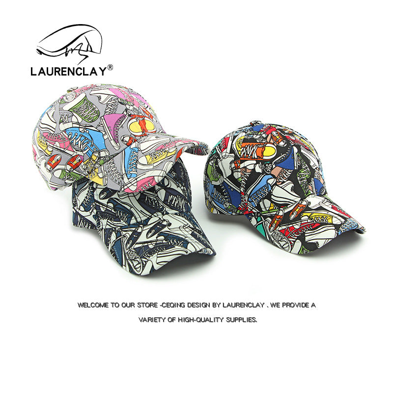 Trendy Graffiti Baseball Cap for Men and Women