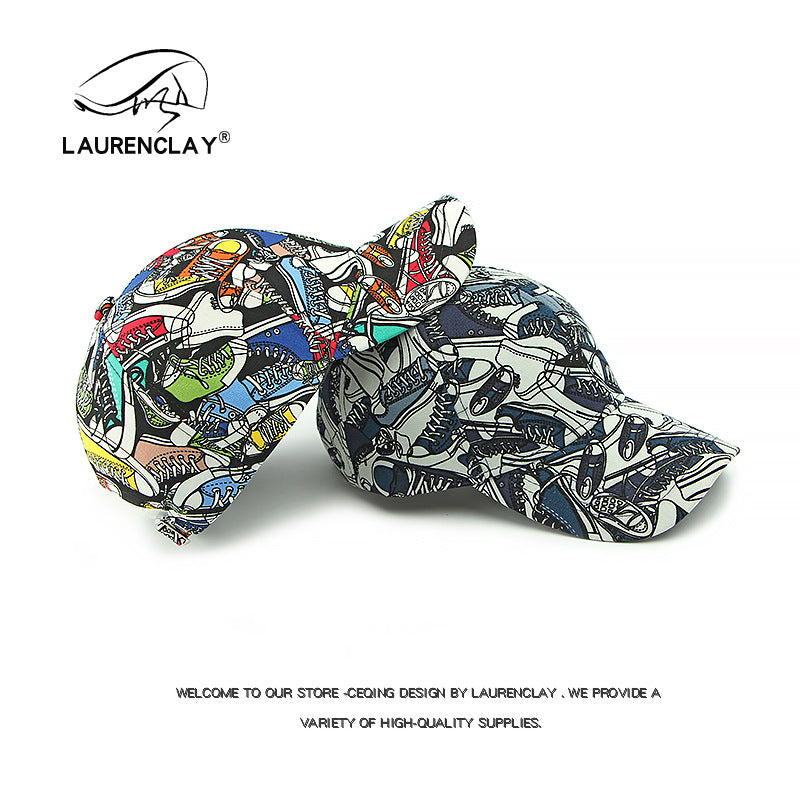 Trendy Graffiti Baseball Cap for Men and Women