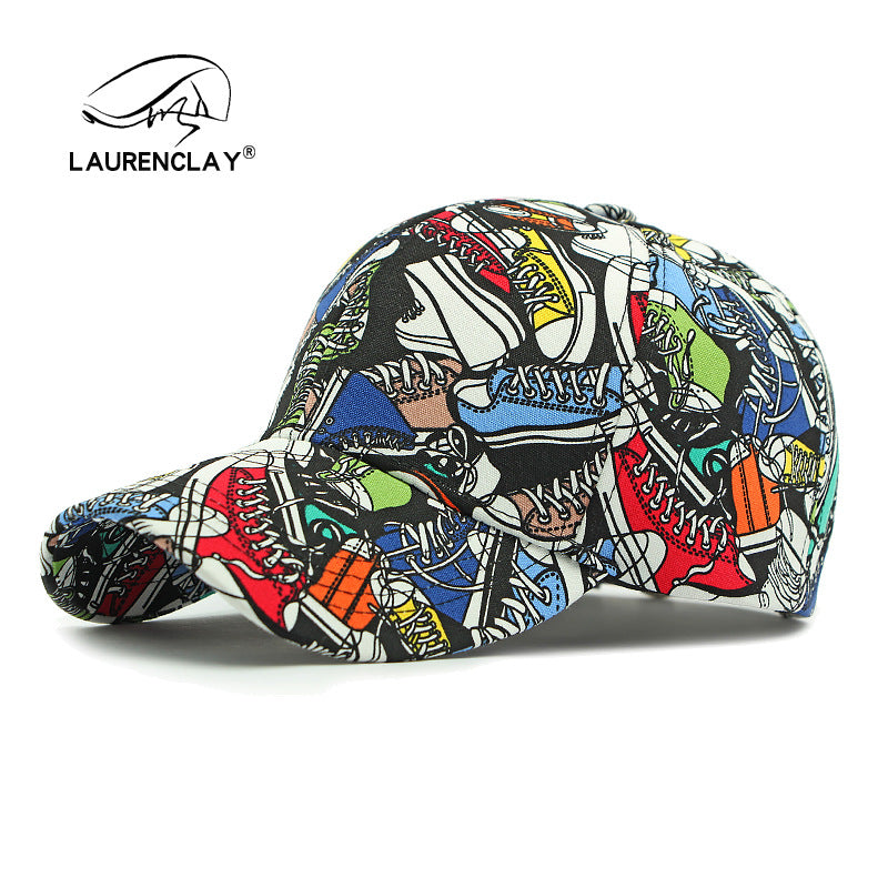 Trendy Graffiti Baseball Cap for Men and Women