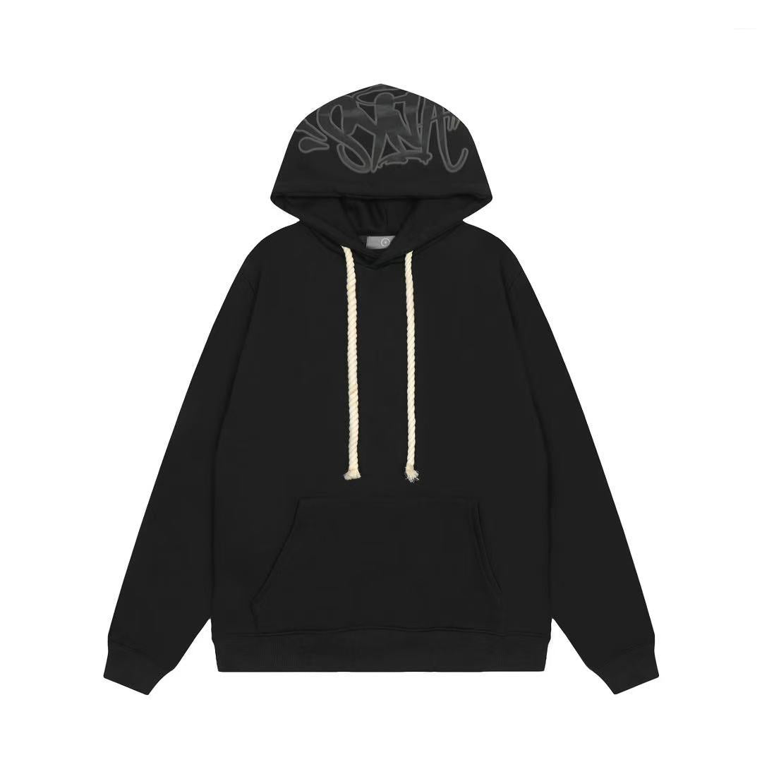 Trendy hooded sweatshirt casual skinny pants for men