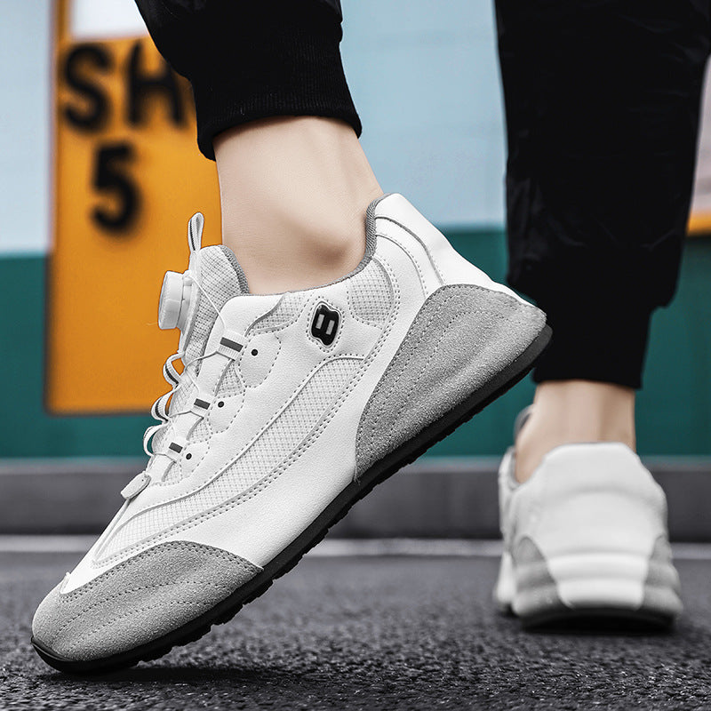 Trendy insole height-increasing men's shoes