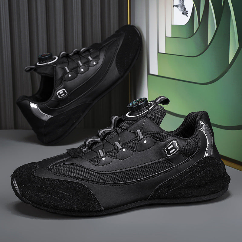 Trendy insole height-increasing men's shoes