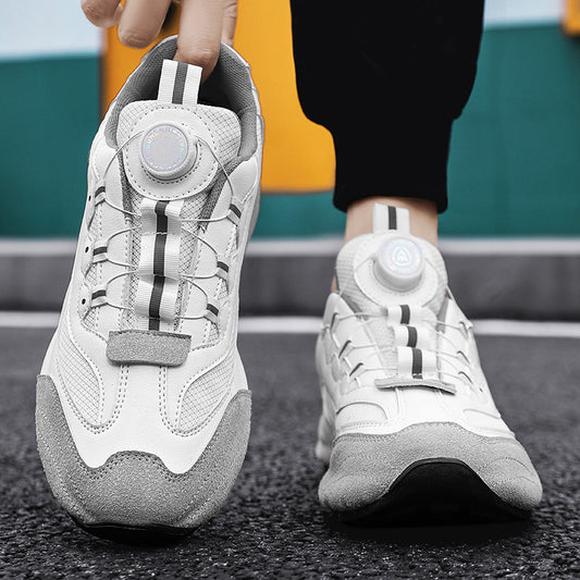 Trendy insole height-increasing men's shoes