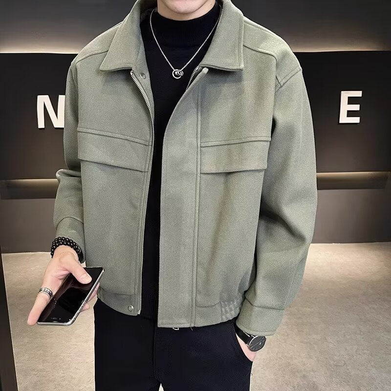 Trendy lapel top