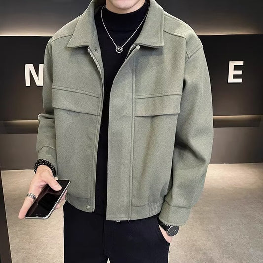 Trendy lapel top