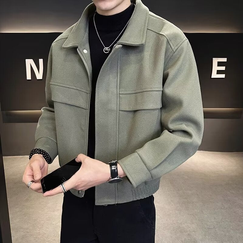 Trendy lapel top