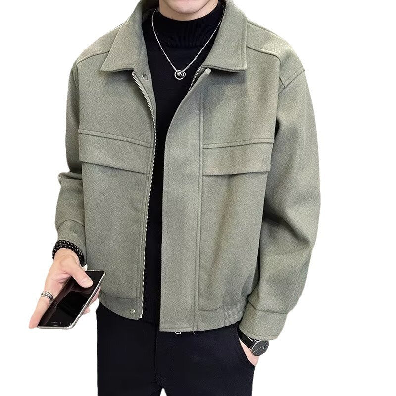Trendy lapel top