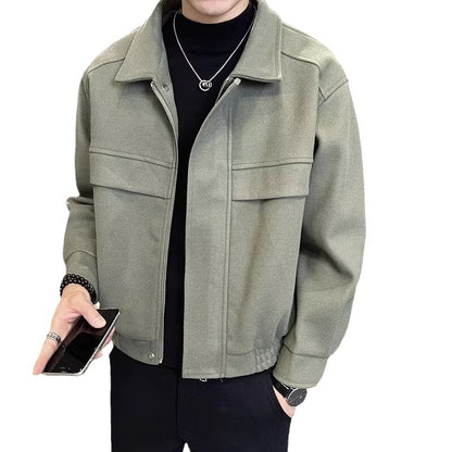 Trendy lapel top