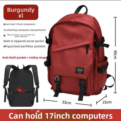 Trendy Large-Capacity School Backpack