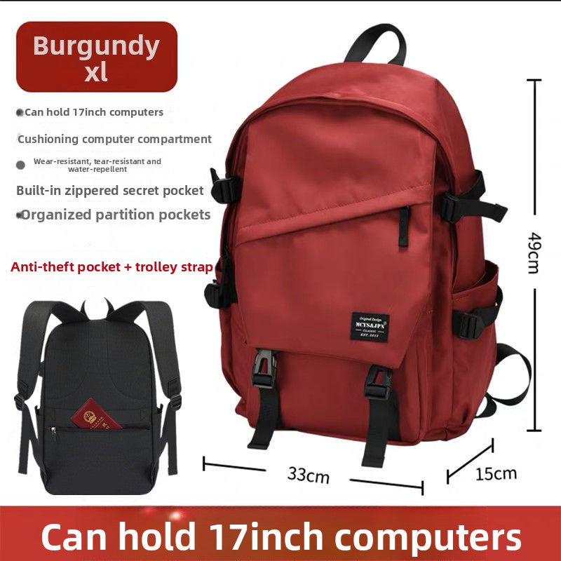 Trendy Large-Capacity School Backpack