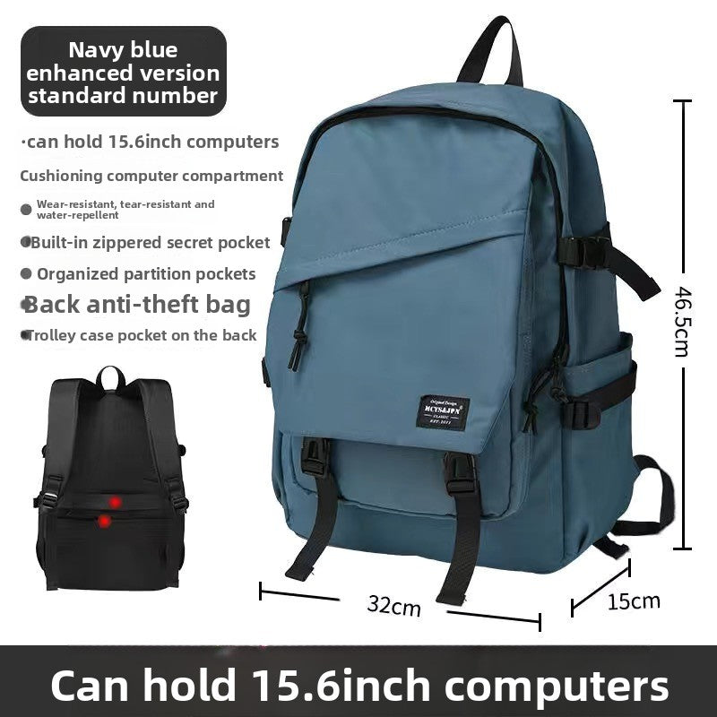Trendy Large-Capacity School Backpack