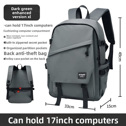 Trendy Large-Capacity School Backpack