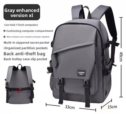 Trendy Large-Capacity School Backpack