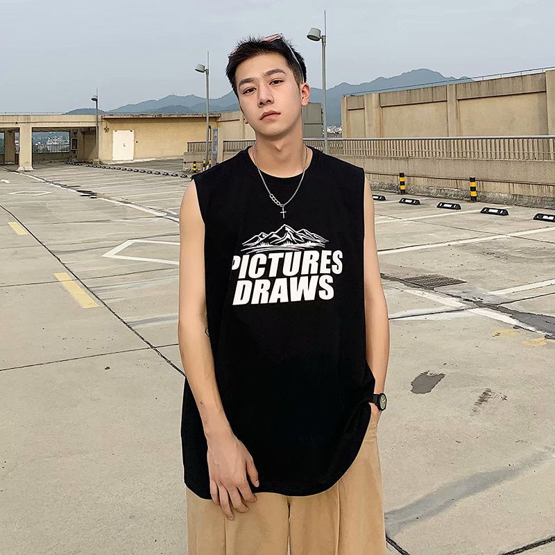 Trendy Men's Short Sleeve T-shirt - Loose Fit Casual Summer Top
