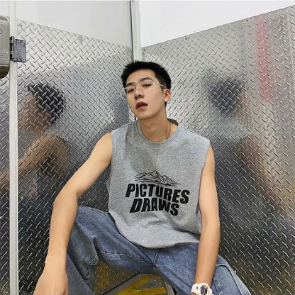 Trendy Men's Short Sleeve T-shirt - Loose Fit Casual Summer Top