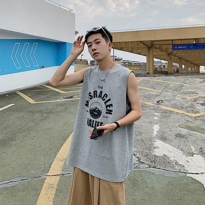 Trendy Men's Short Sleeve T-shirt - Loose Fit Casual Summer Top