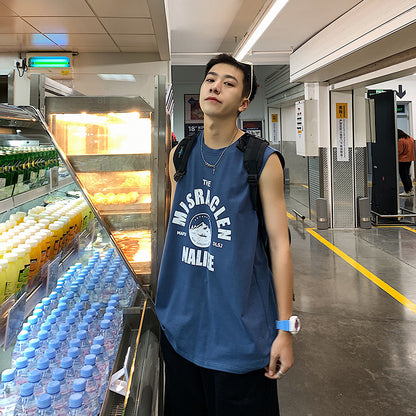 Trendy Men's Short Sleeve T-shirt - Loose Fit Casual Summer Top