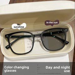 Glossy Black Frame Photochromic Gray