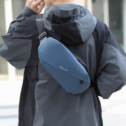 Trendy PU Crossbody Bag for Men