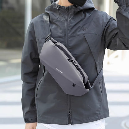 Trendy PU Crossbody Bag for Men