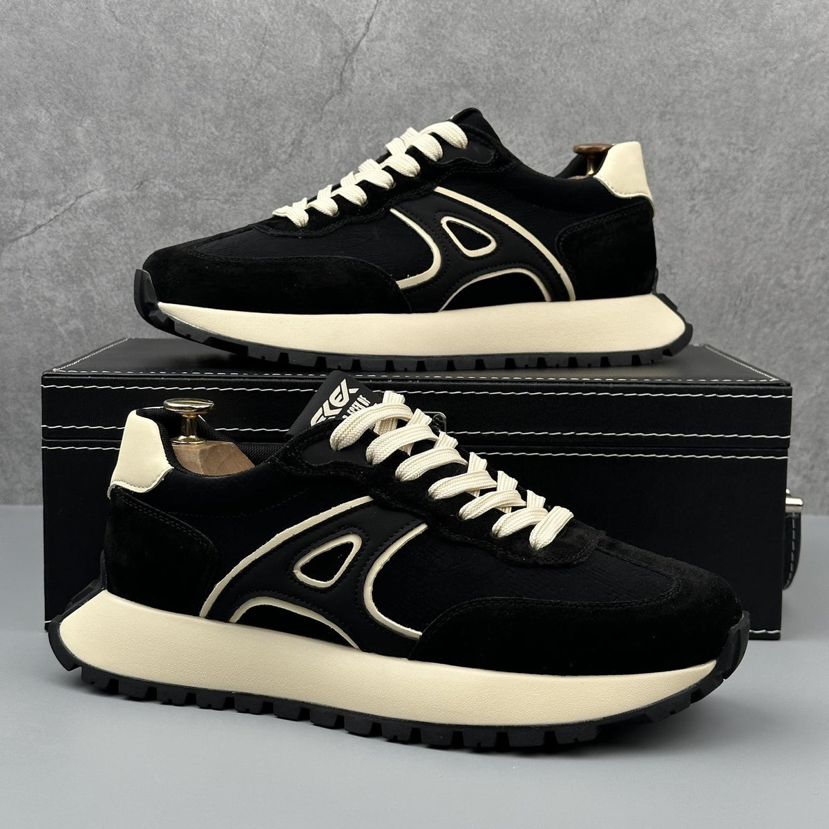 Trendy Shoes Men's Lace-up sneaker Low-top Board Shoes