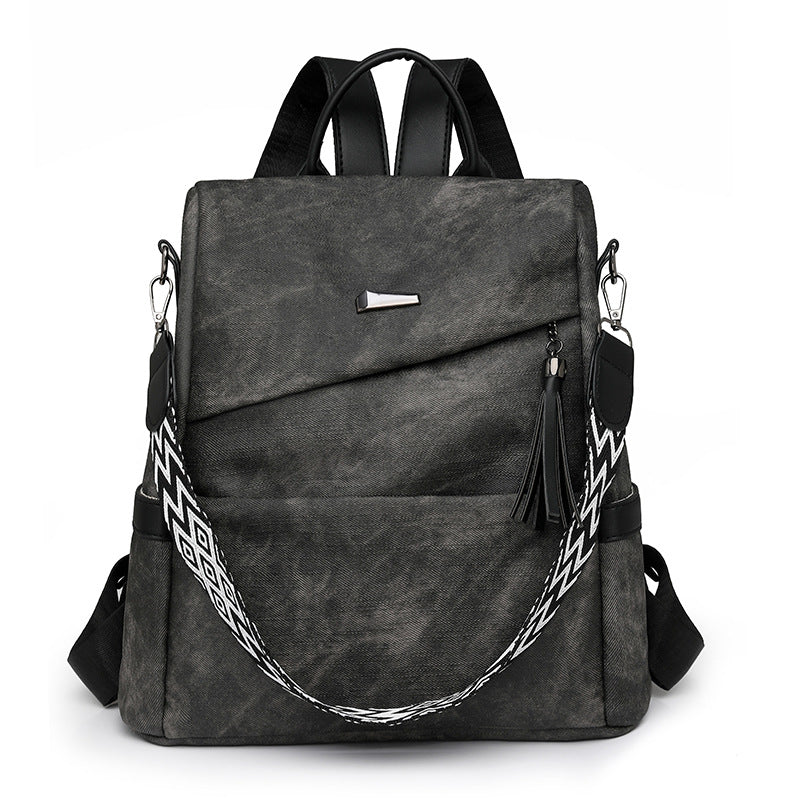 Trendy Texture Denim Shoulder Bag