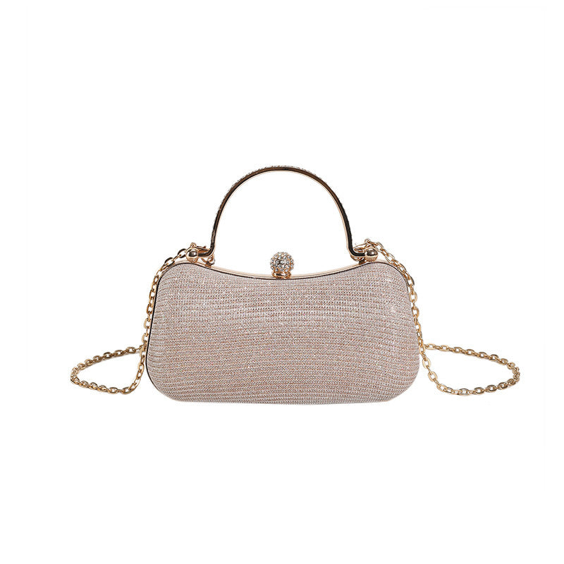 Trendy Women Lock Buckle Shoulder Bag