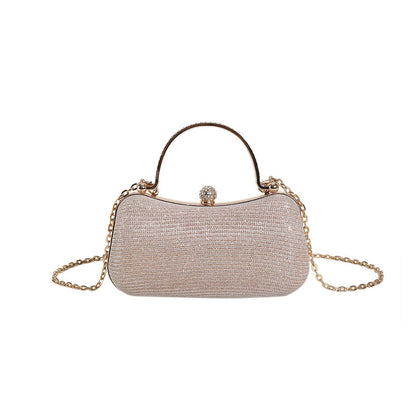 Trendy Women Lock Buckle Shoulder Bag