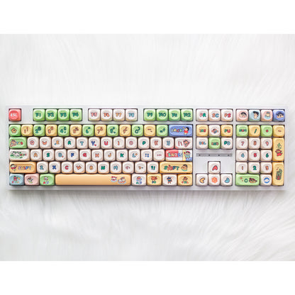 Tri-mode wired, wireless, and Bluetooth silent keyboard with high aesthetic appeal