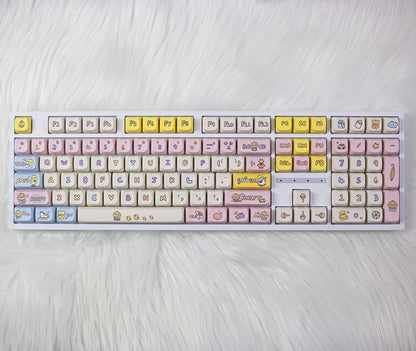 Tri-mode wired, wireless, and Bluetooth silent keyboard with high aesthetic appeal