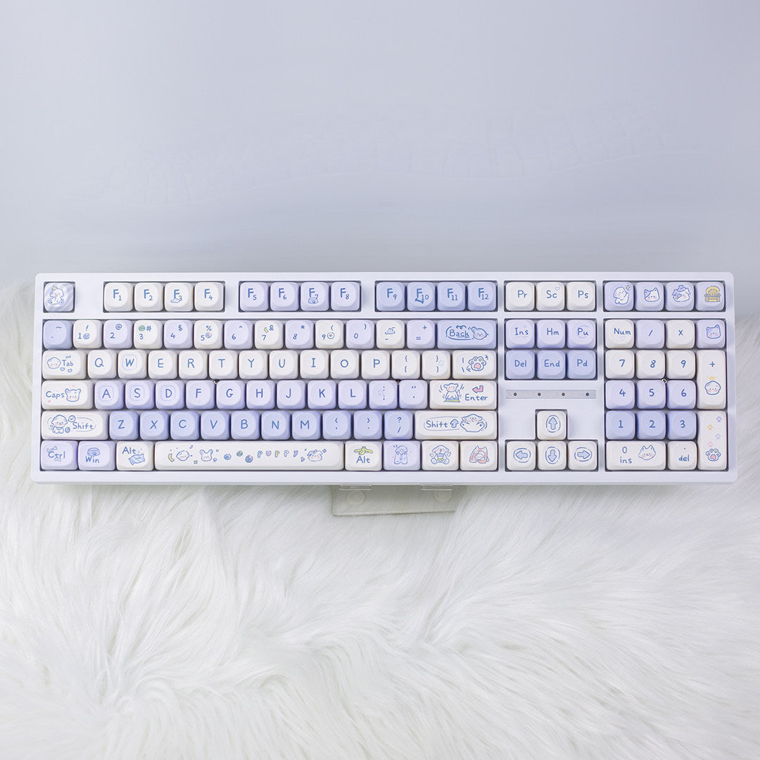 Tri-mode wired, wireless, and Bluetooth silent keyboard with sleek design