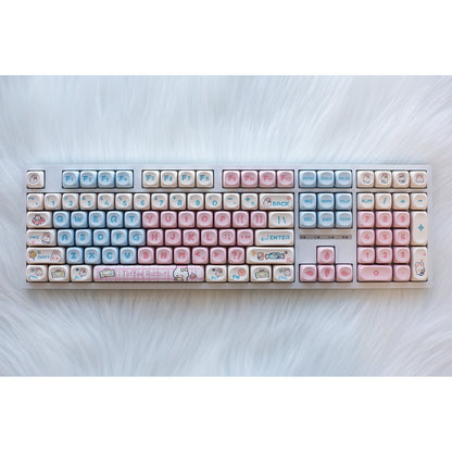Tri-mode wired, wireless, and Bluetooth silent keyboard with sleek design