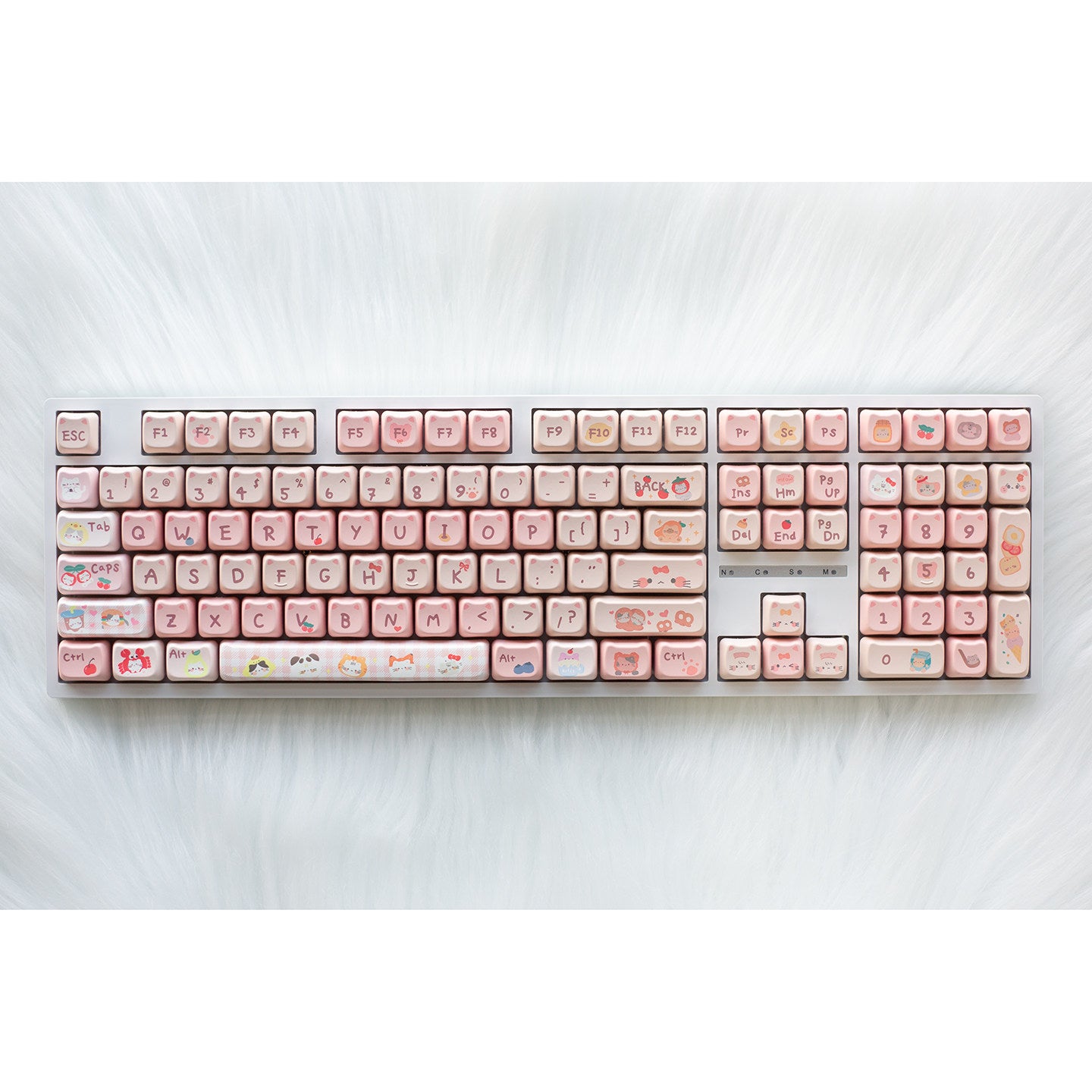 Tri-mode wired, wireless, and Bluetooth silent keyboard with sleek design