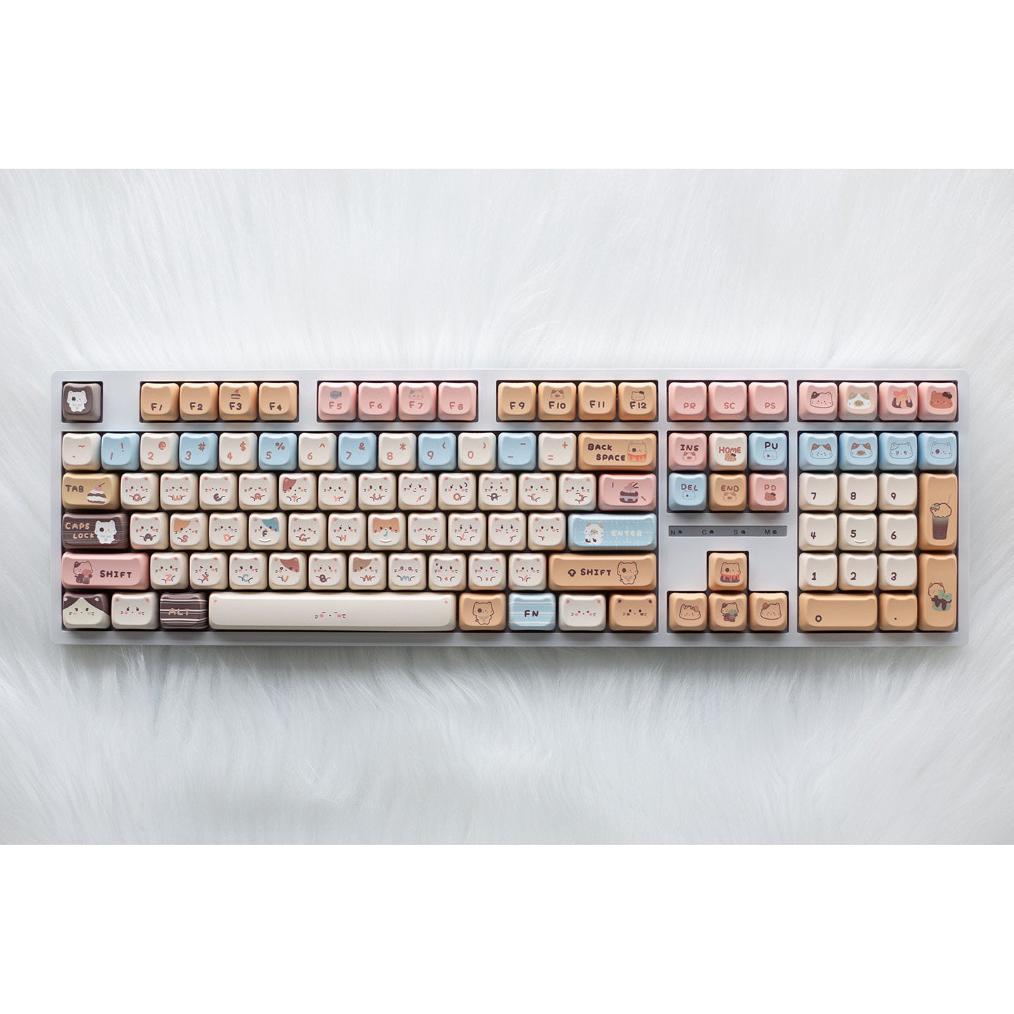 Tri-mode wired, wireless, and Bluetooth silent keyboard with sleek design