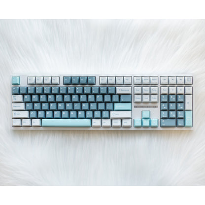 Tri-mode wired, wireless, and Bluetooth silent keyboard with sleek design