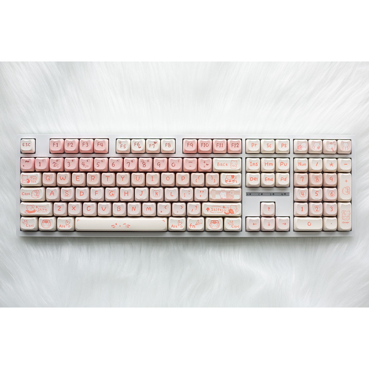 Tri-mode wired, wireless, and Bluetooth silent keyboard with sleek design