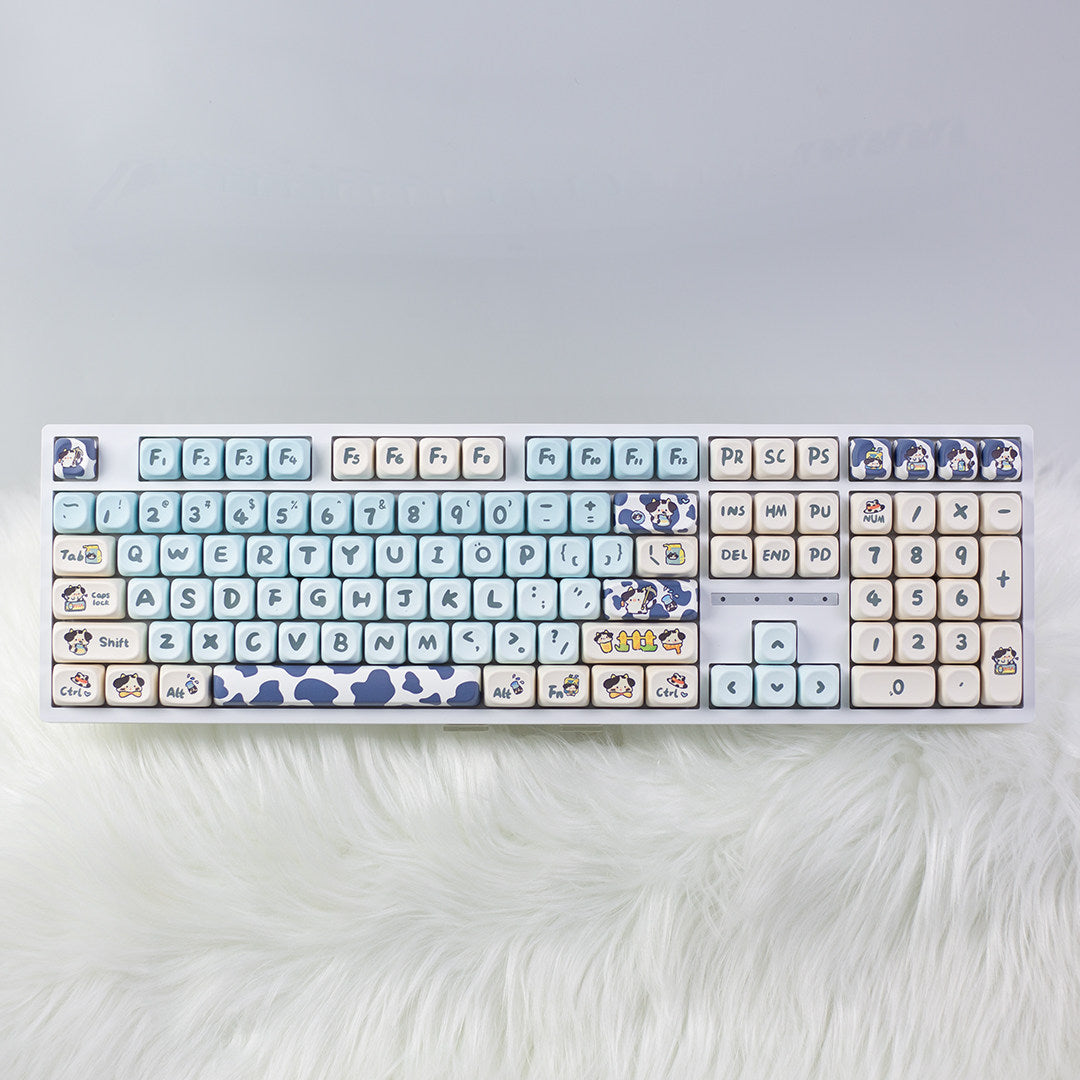 Tri-Mode Wired/Wireless Silent Aesthetic Keyboard