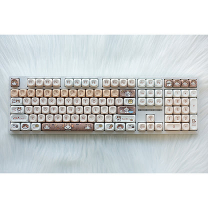 Tri-Mode Wired/Wireless Silent Aesthetic Keyboard