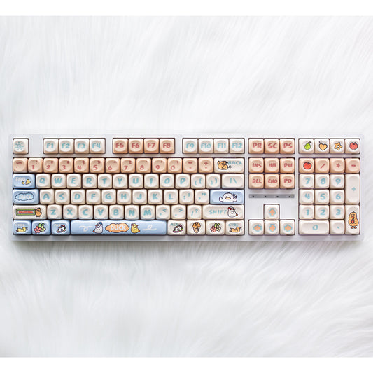 Tri-Mode Wired/Wireless Silent Aesthetic Keyboard