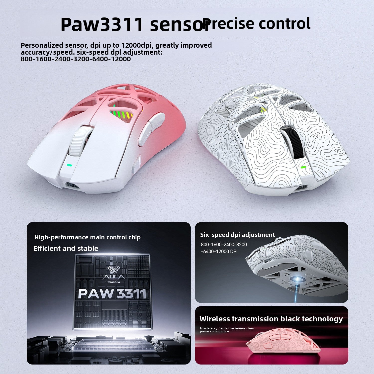 Tri-Mode Wireless Gaming Mouse
