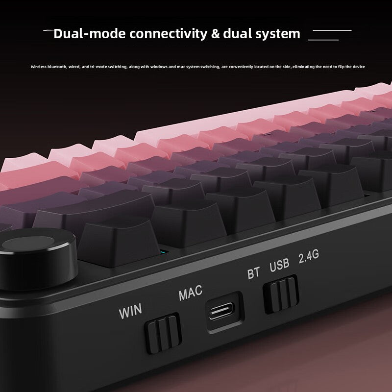 Tri-Mode Wireless Mechanical Keyboard