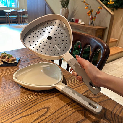 Triangle pot antibacterial non-stick ceramic noodle pot