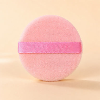 Triangular and Round Velvet Powder Puff